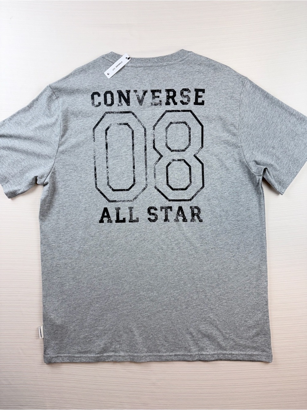 Converse Gray '08 All Star' Short-Sleeve Graphic Tee L